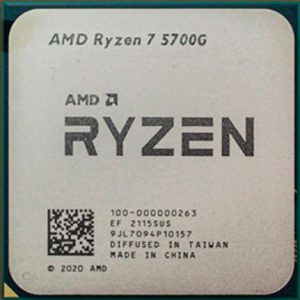 מעבד AMD Ryzen 7 5700G Tray 8Cores 16 Threads Vega 8 GPU
