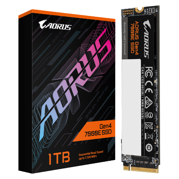 דיסק פנימי AORUS Gen4 7000E 1TB SSD NVME 2280
