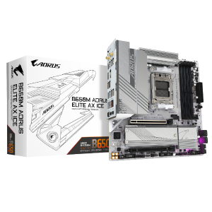 לוח Gigabyte B650M A ELITE AX ICE ATX AM5 WIFI BT PCIE5.0 White