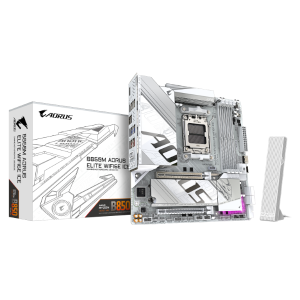 לוח אם Gigabyte B850M AORUS ELITE WIFI6E ICE M-ATX DDR5 AM5 2.5GB