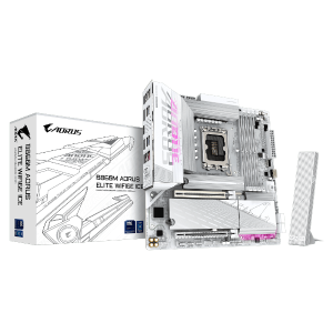 לוח למעבד דור 15 Gigabyte B860M AORUS ELITE WIFI6E ICE ATX 2.5GB