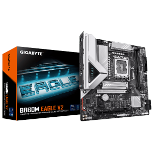 לוח למעבד דור 15 Gigabyte B860M EAGLE V2 M-ATX 2.5GB LAN