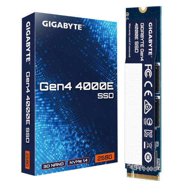 דיסק פנימי Gigabyte 4000E 250GB Gen4 SSD NVME 2280