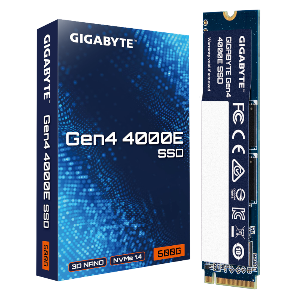 דיסק פנימי Gigabyte 4000E 500GB Gen4 SSD NVME 2280