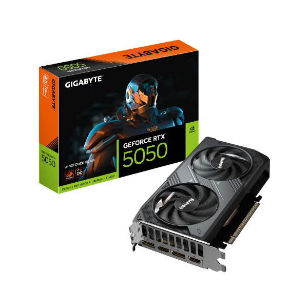 כרטיס מסך Gigabyte GeForce RTX 5050 WindForce OC 8GB 2xDP 2xHDMI