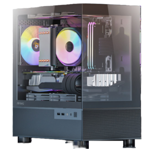 מארז שחור Antec CX200M RGB ELITE M-ATX 5X120mm RGB FANS