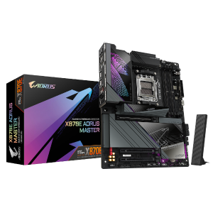 לוח אם GIGABYTE X870E AORUS MASTER WIFI 7 ATX DDR5 AM5 5GBE LAN