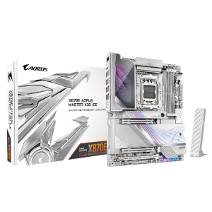 לוח אם GIGABYTE X870E AORUS MASTER X3D ICE WIFI7 ATX BT 10GBE