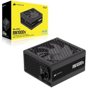 ספק Corsair RM1000X ATX3.1 Fully modular 80Plus Gold Black