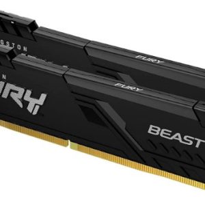 זכרון לנייח Kingston Fury Beast Black 32GB 2X16 6000MHZ DDR5 C36