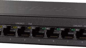 מתג לא מנוהל Cisco 8 PORT POE 4+4 SG110/CBS110