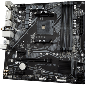 לוח אם Gigabyte A520M DS3H AC 1.4 DDR4 M.2 WIFI BT AM4