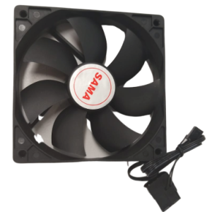 מאוורר למארז SAMA 12CM חיבור MOLEX