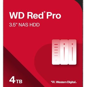דיסק פנימי WD Red PRO NAS 4TB HDD 7200RPM 256MB Cache SATA III