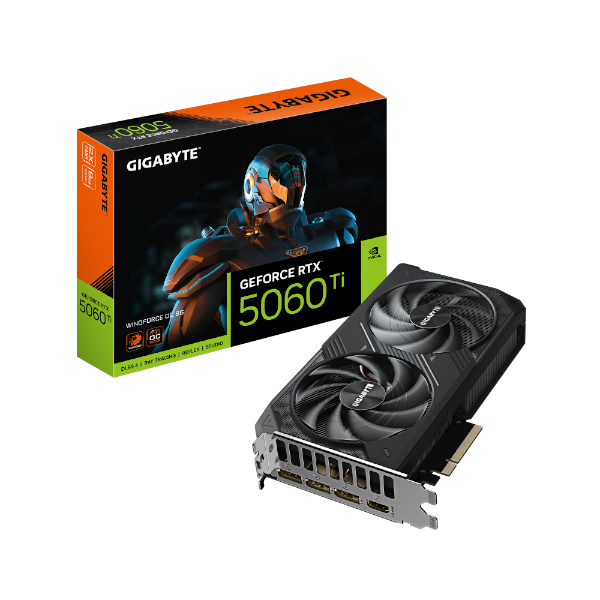 כרטיס מסך Gigabyte RTX 5060 Ti WindForce 2 OC 8GB