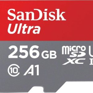 כרטיס זכרון SanDisk 256GB Ultra microSDXC UHS-I Up to 150MB/s C10