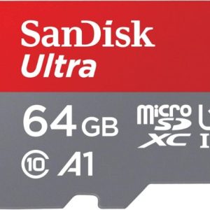כרטיס זכרון SanDisk 64GB Ultra microSDXC UHS-I Up to 140MB/s C10