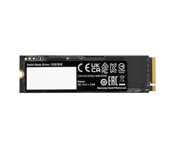 דיסק פנימי Gigabyte AORUS Gen4 7300 SSD 1TB