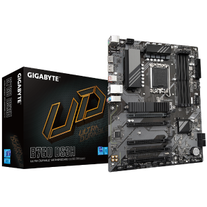 לוח אם אינטל Gigabyte B760 DS3H DDR5 ATX DP HDMI LGA1700