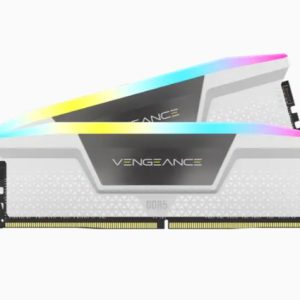 זכרון לנייח CORSAIR Vengeance RGB 32GB 2x16GB DDR5 5600 C40 White