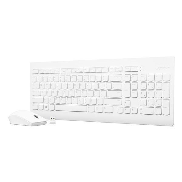 סט אלחוטי לבן 2 שפות Lenovo 510 Wireless Set Hebrew English