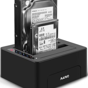 תחנת עגינה ושכפול לשני דיסקים  3.5/2.5 MAIVO USB3.0 Dual Bay