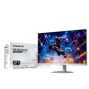 מסך גיימינג לבן Gigabyte M27Q2 ICE 27 Inch 2K SS IPS 1Ms 200Hz