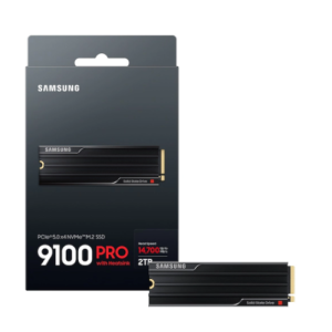 דיסק פנימי Samsung 9100 PRO W Heatsink 2TB Gen5 M.2 NVME 2.0