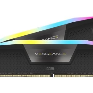 ז.לנייח Corsair Vengeance RGB DDR5 32GB 2X16 6400MHZ C36 kit BLK