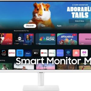 מסך חכם SAMSUNG S32 VA 4Ms FHD WIFI BT Tizen Os Speakers White