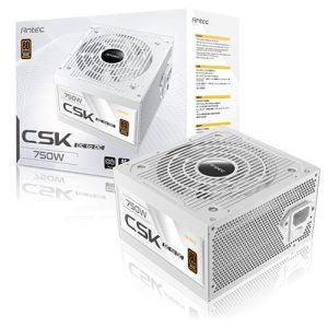 ספק כוח לבן ANTEC CSK 750DC Non-Modular 750W 80 PLUS Bronze 120MM