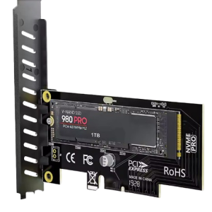 כרטיס הרחבה PCIe x4 to M.2 Adapter Support 2280 M.2