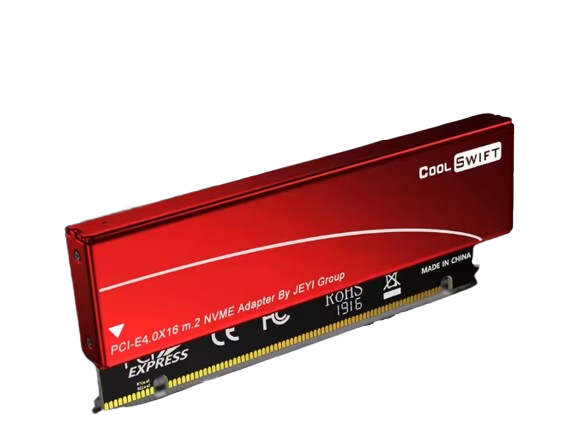 כרטיס הרחבה PCIe x16 to M.2 Adapter w/HS Support 2280 M.2