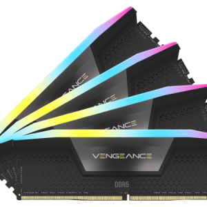 ז. לנייח CORSAIR VENGEANCE RGB 64GB 4x16GB DDR5 6200MHz C32