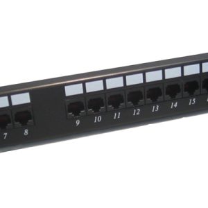 פנל 24 מחברים RJ-45 CAT 6A