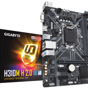 לוח אם מתוקן דור 8 ו 9 Gigabyte H310M H 2.0 VGA HDMI Micro-ATX