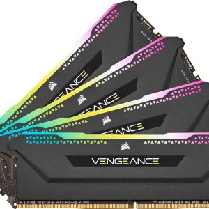 זכרון קיט לנייח CORSAIR 32GB 4X8 DDR4 3200MHz CL16 RGB PRO Black