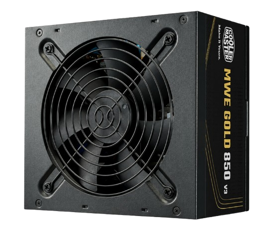 ספק כוח לא מודולרי Cooler Master MWE 80 Plus Gold 850 V3 850W