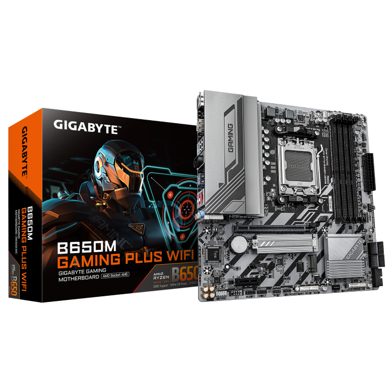 לוח אם Gigabyte B650M GAMING PLUS WF 1.3 AM5 DDR5 Micro-Atx