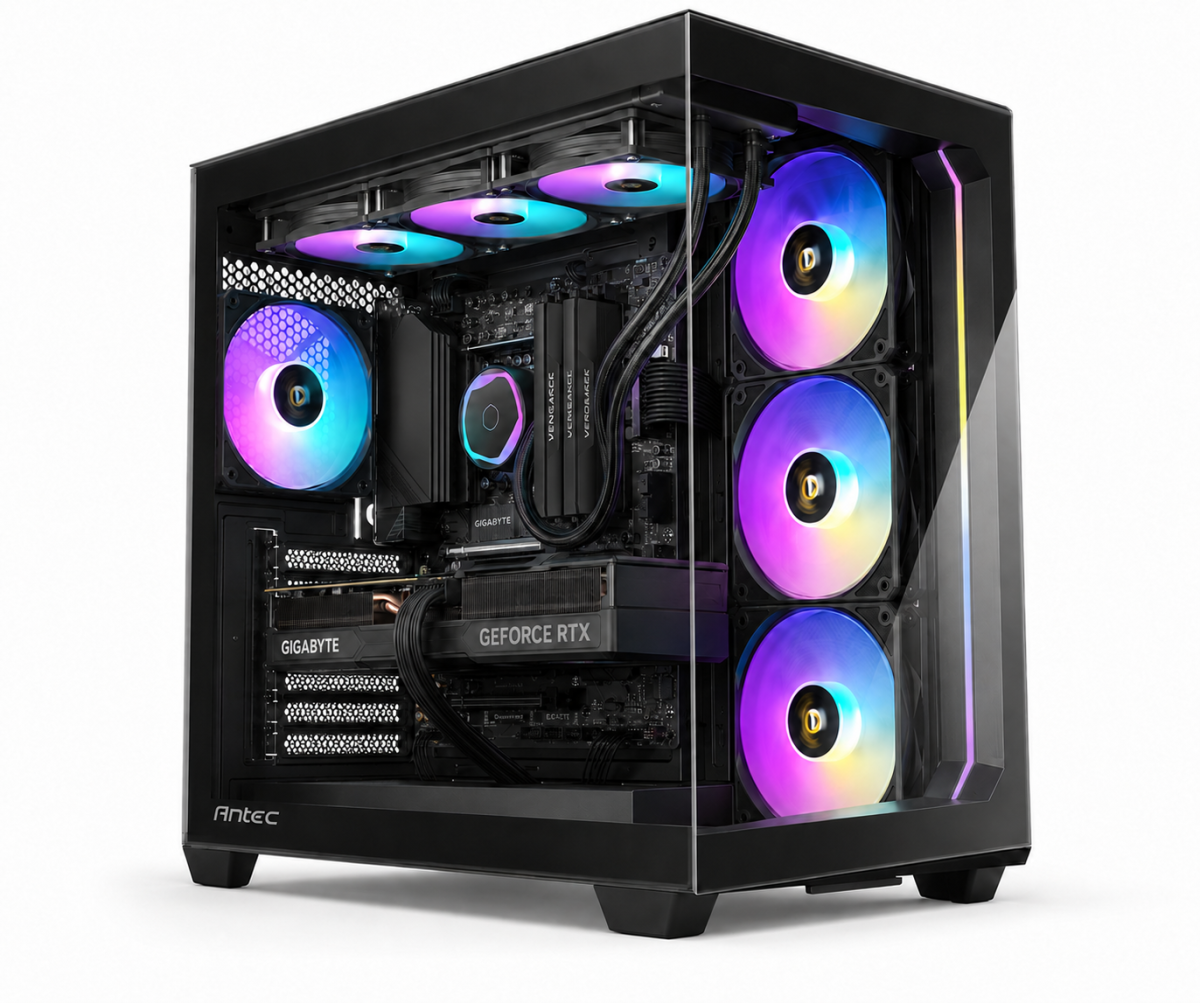 מחשב Antec C5 ARGB 850W U7 265KF B860M 32GB 1TB NVME RTX5070