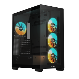 מארז GIGABYTE C500 PANORAMIC STEALTH Mid-Tower4X120mm ARGB Fans