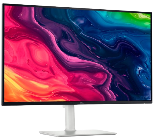 מסך לבן Dell S2725QS 4K 4ms IPS 27 Pivot 120hz Speakers HDMI DP