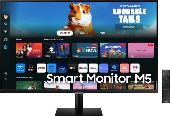 מסך חכם SAMSUNG S32 VA 4Ms FHD WIFI BT Tizen os HDR10 Speakers