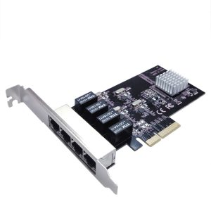 כ. רשת ST Lab N-451 PCIe 4-Port Gigabit Net Controller PCIEX4