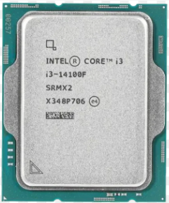 מעבד דור 14 Intel Core I3 14100F Tray no fan No GPU up to 4.7GHZ
