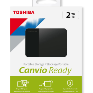 דיסק חיצוני TOSHIBA Canvio Ready 2TB 2.5 USB 3.2