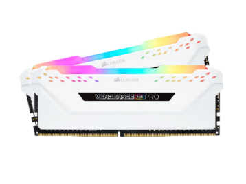 זיכרון לנייח CORSAIR VENGEANCE RGB PRO 16GB 2x8GB DDR4 DRAM WHITE