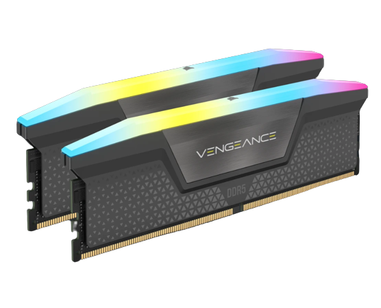 ז. לנייח Corsair Vengeance RGB 64GB 2X32 DDR5 6000Mhz C30