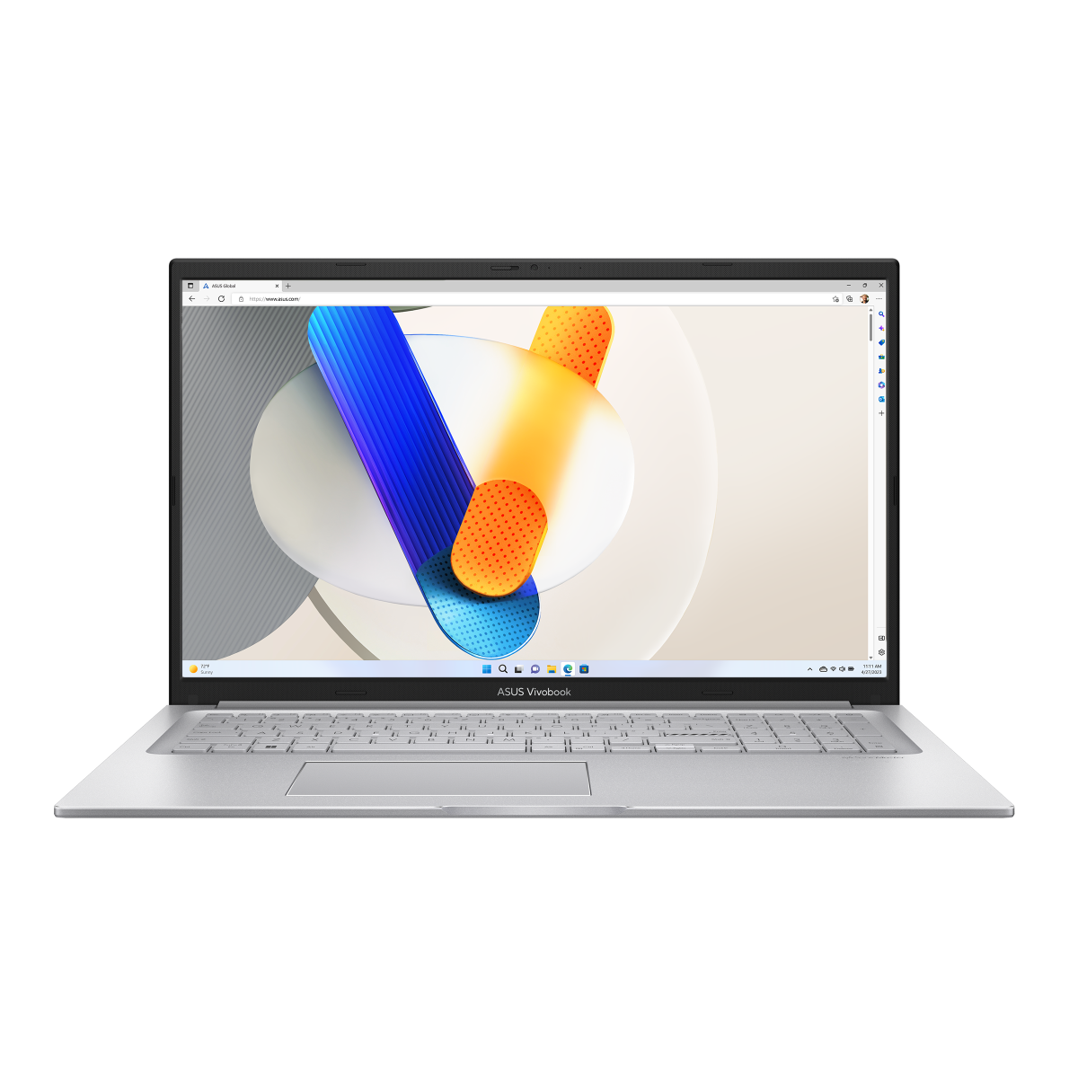 נייד ASUS VivoBook Core 7 150U 16GB 1TB FHD 17.3 IPS DOS Silver