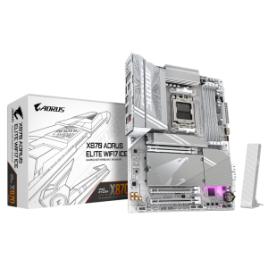 לוח אם Gigabyte X870 AORUS ELITE X3D ICE AMD AM5 WIFI7 ATX